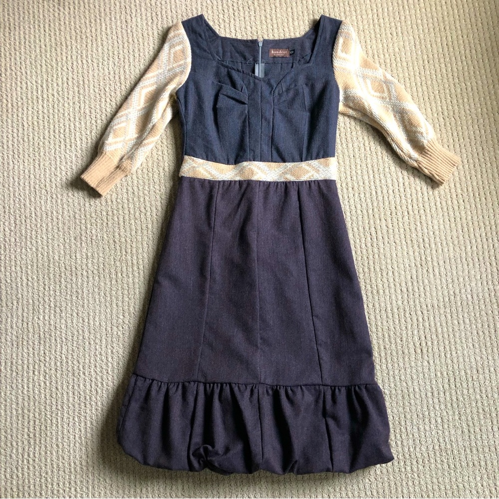 🇨🇦 Handcut by Preloved upcycled winter dress sz XS